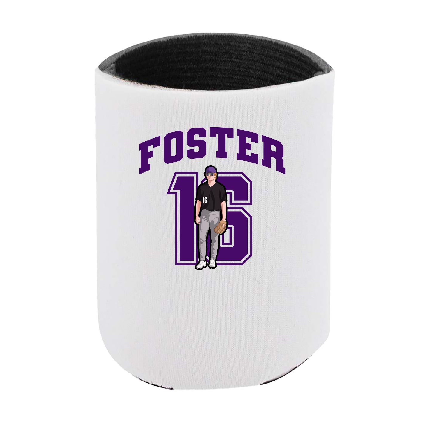 Can Holder — Number in White