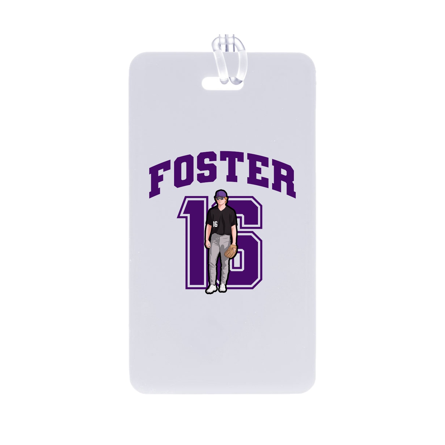 Bag Tag — Number in Classic