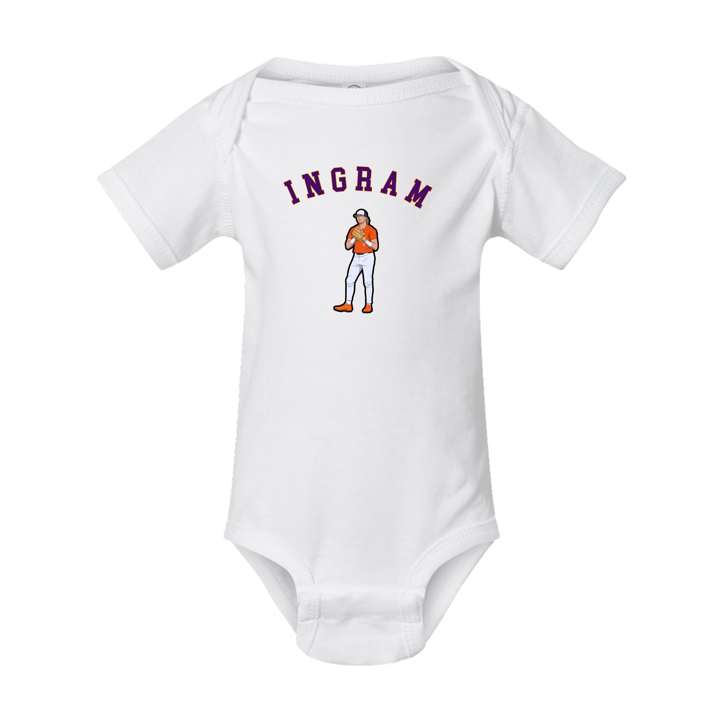 Baby Onesie — Shirsey Arch in White