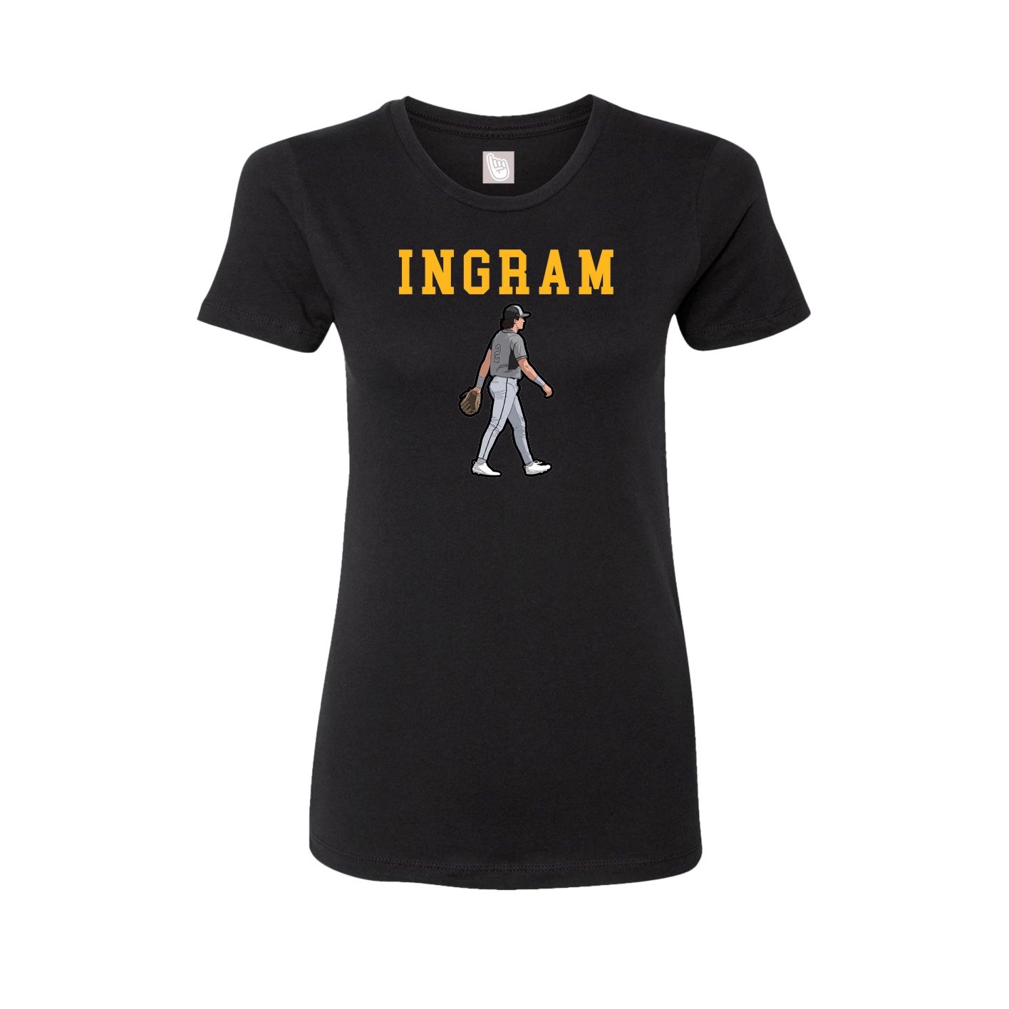 Fitted Women's Tee — Shirsey in Black