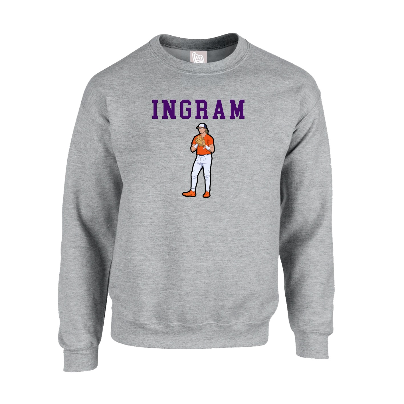 Fleece Crew — Shirsey in Grey