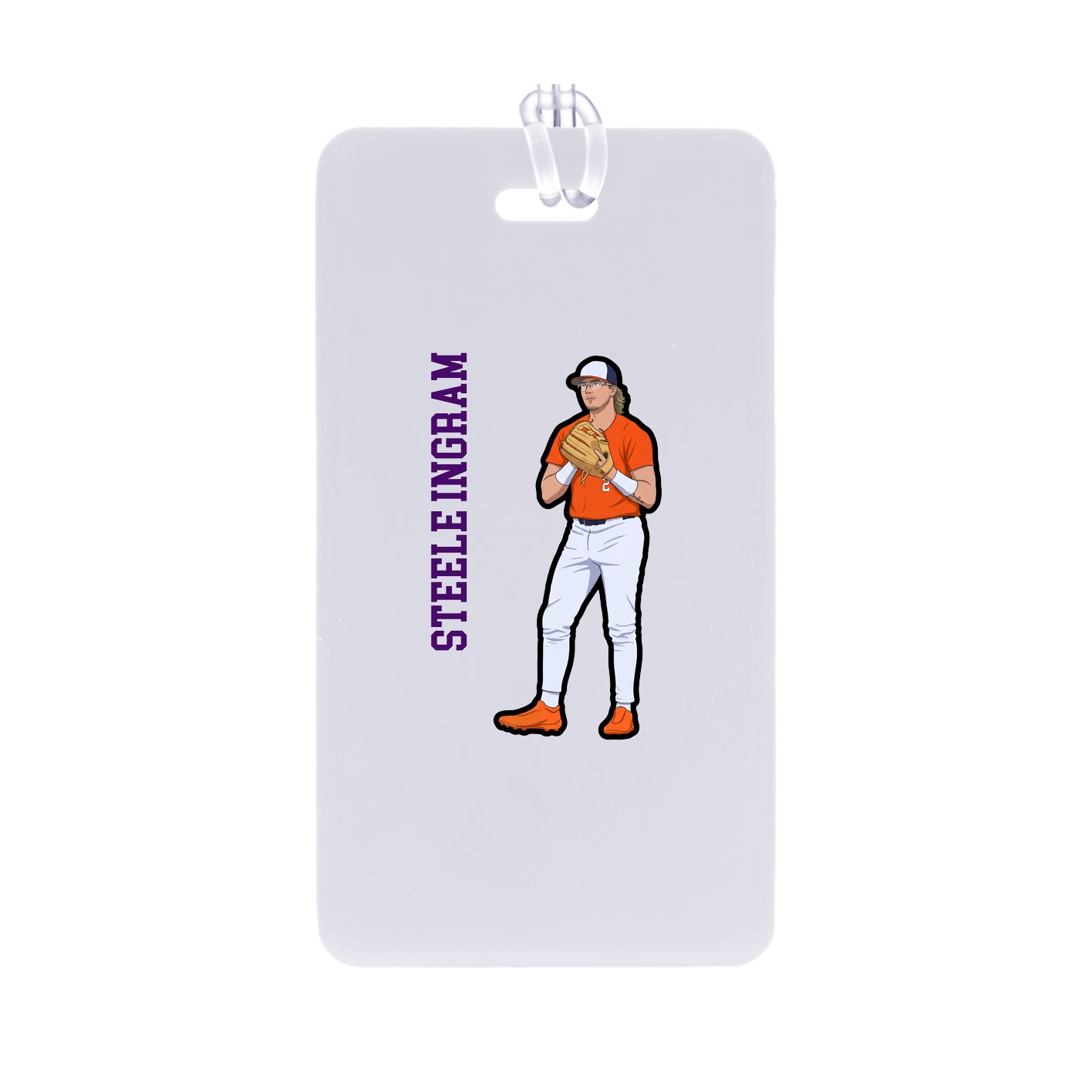Bag Tag — Name Vertical in Classic