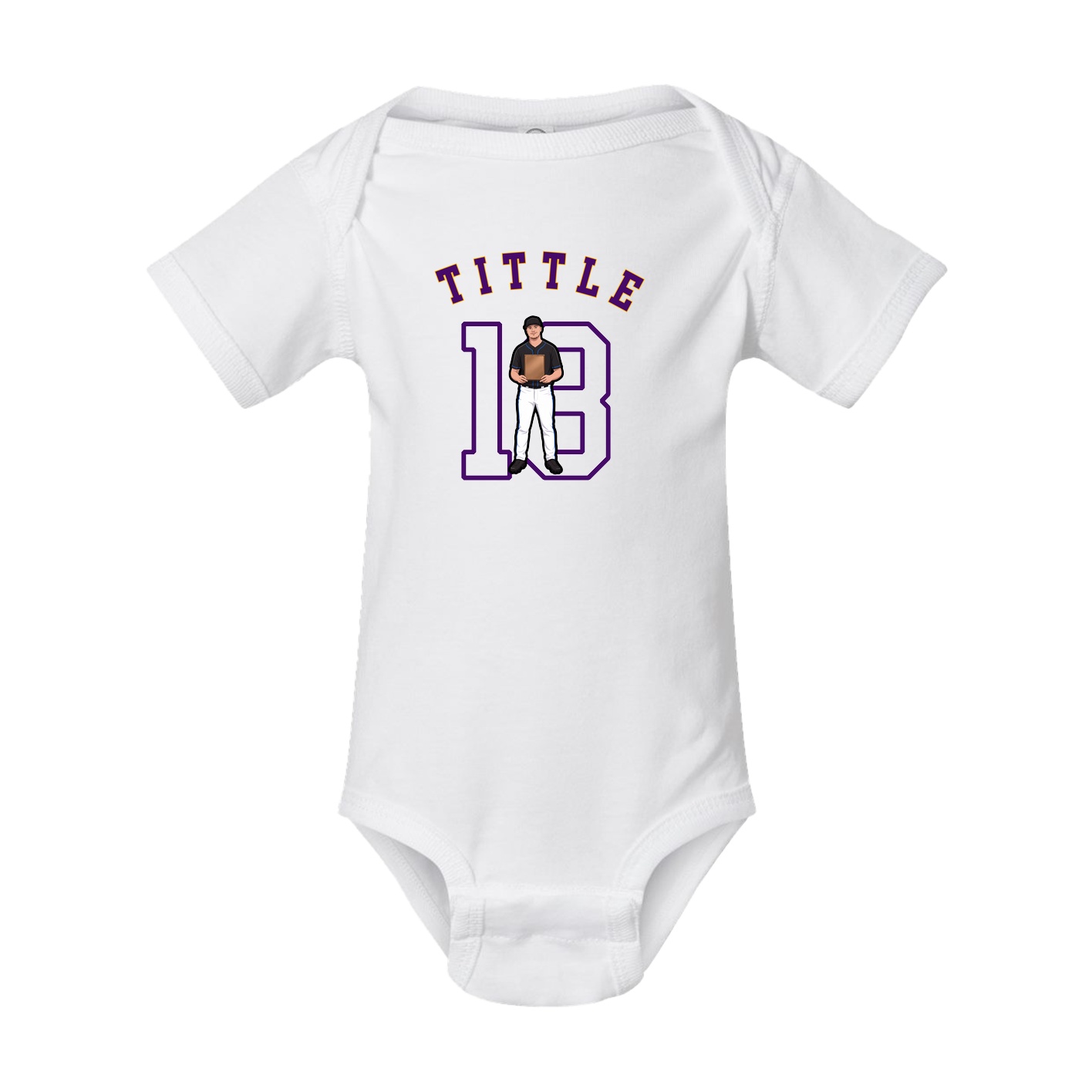 Baby Onesie — Shirsey Arch in White