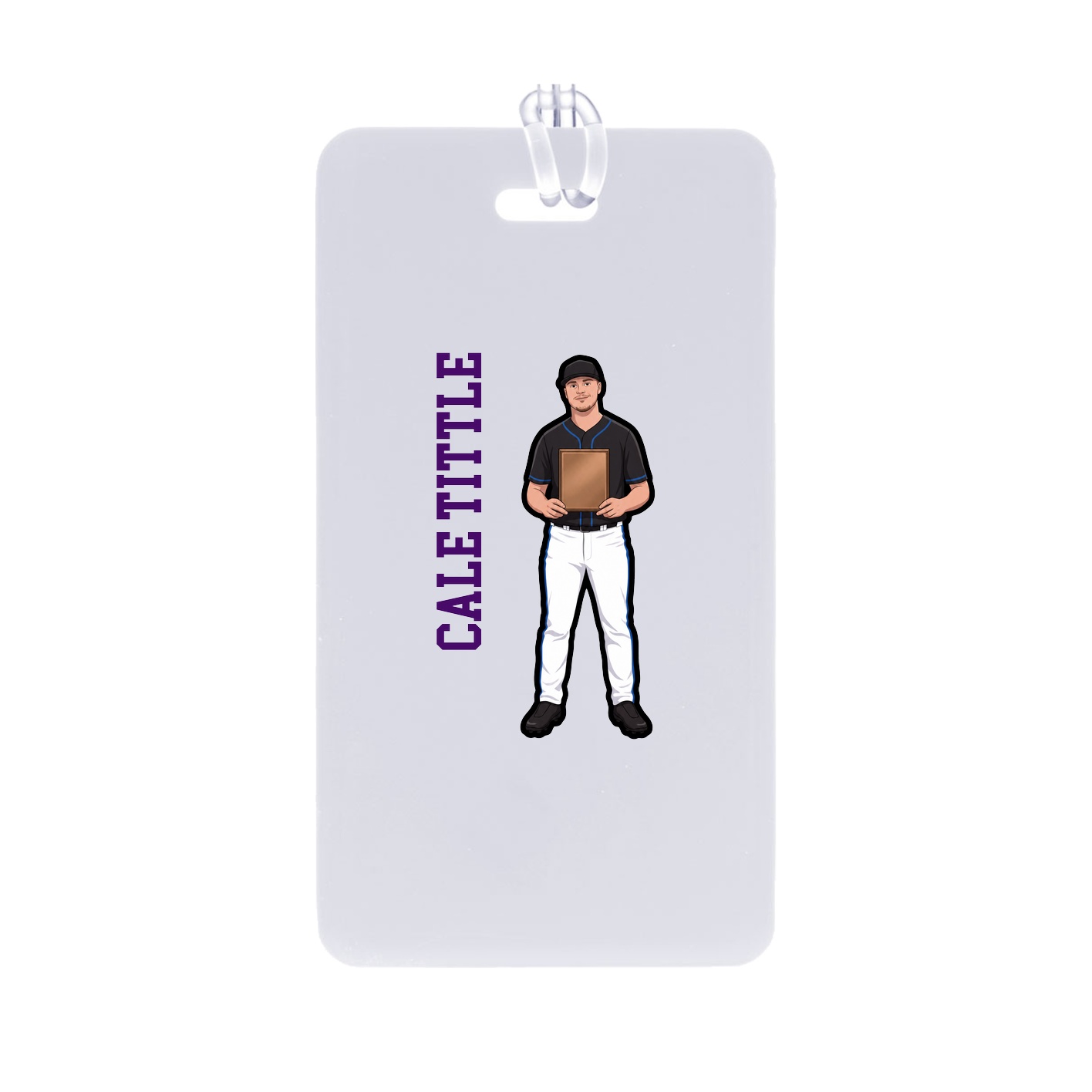 Bag Tag — Name Vertical in Classic