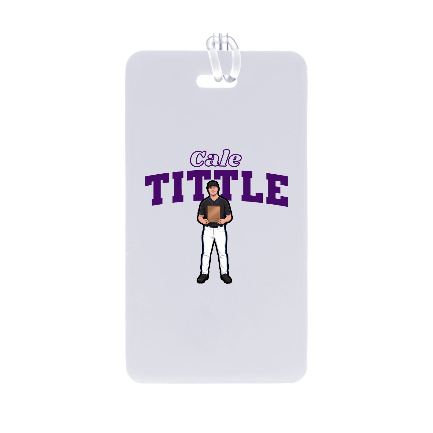 Bag Tag — Name Arch in Classic