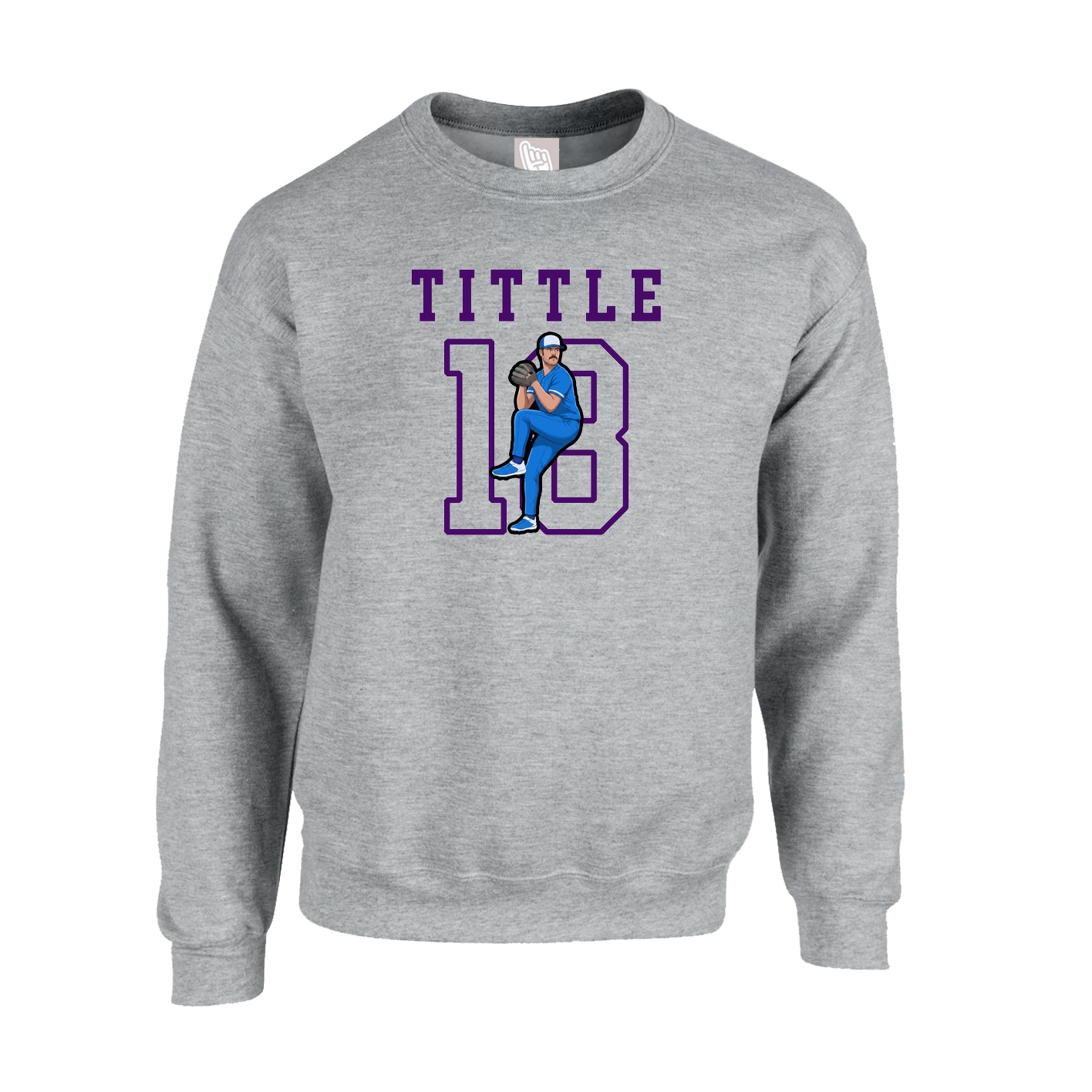 Fleece Crew — Shirsey in Grey
