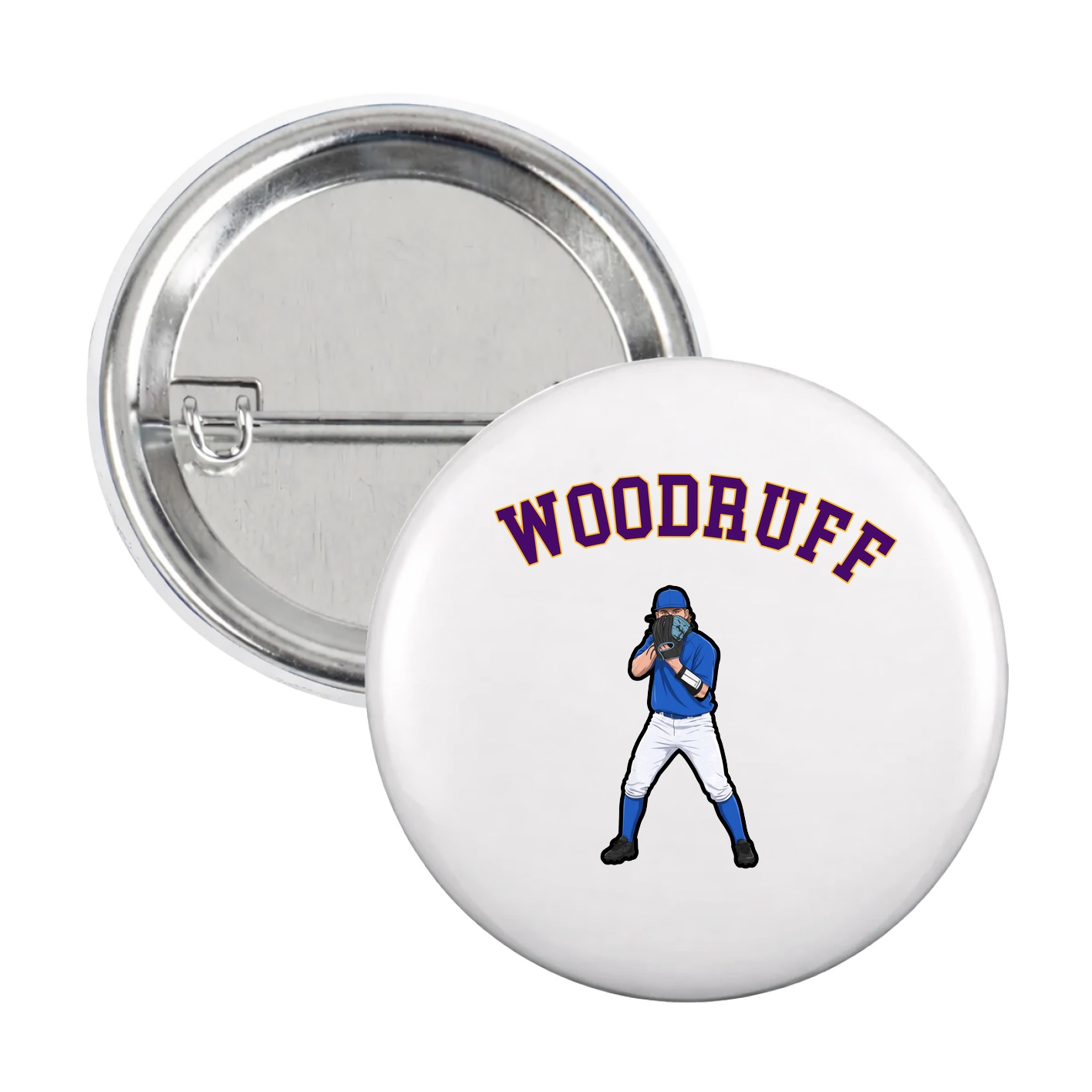 Game Day Button — Shirsey Arch in White