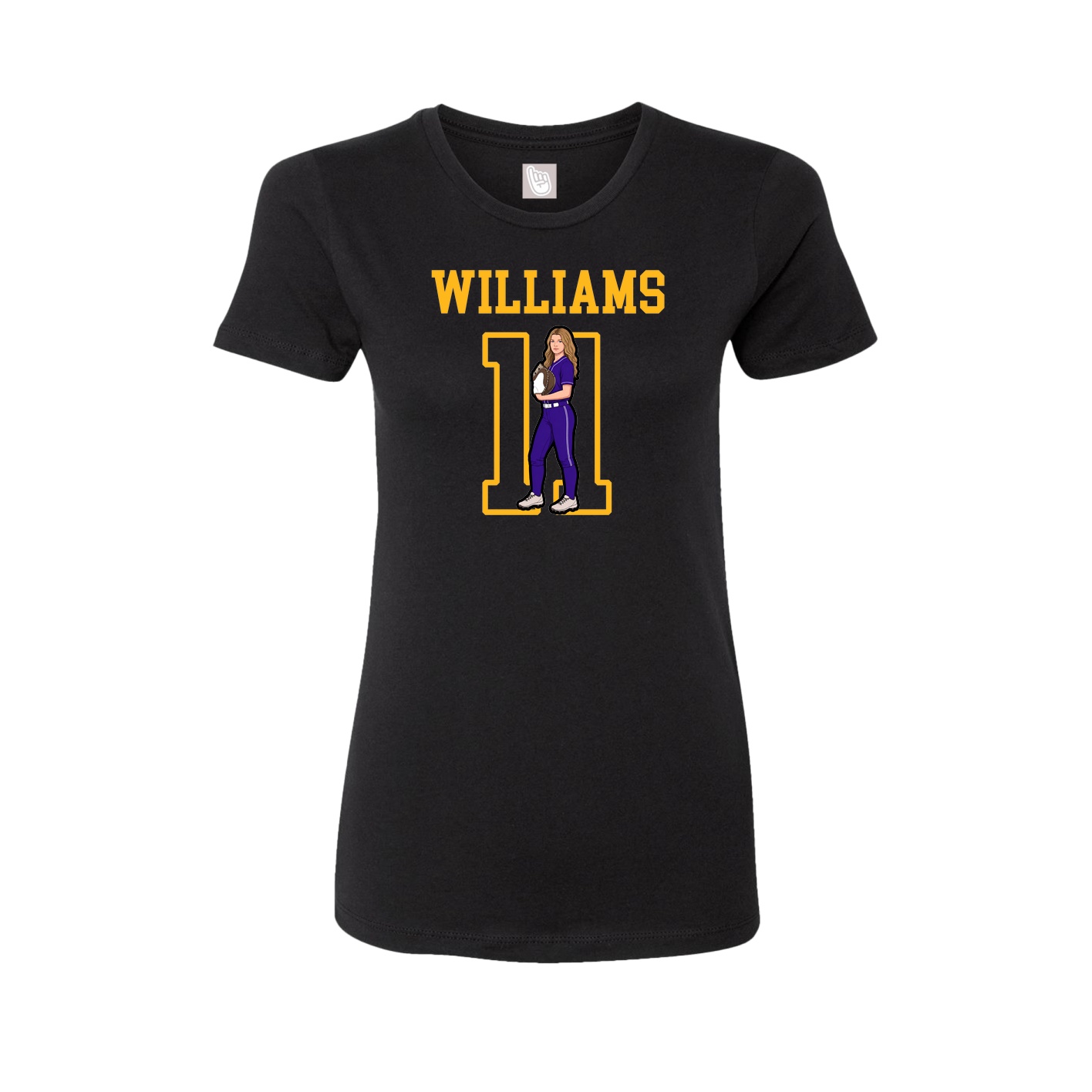 Fitted Women's Tee — Shirsey in Black