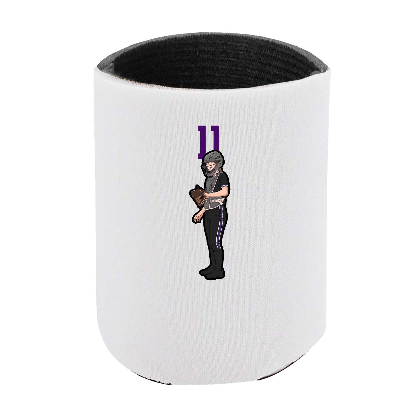 Can Holder — Number Top in White
