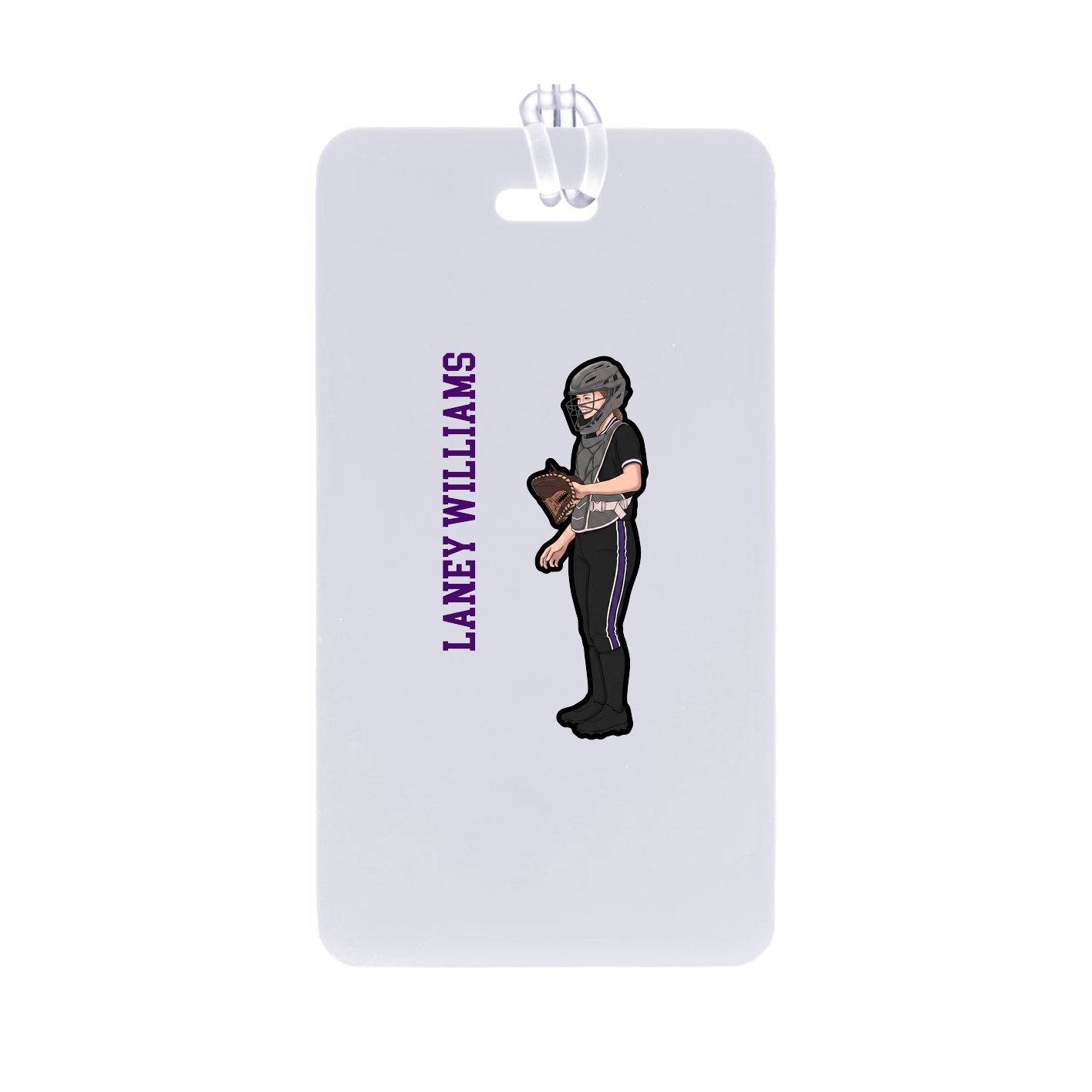 Bag Tag — Name Vertical in Classic