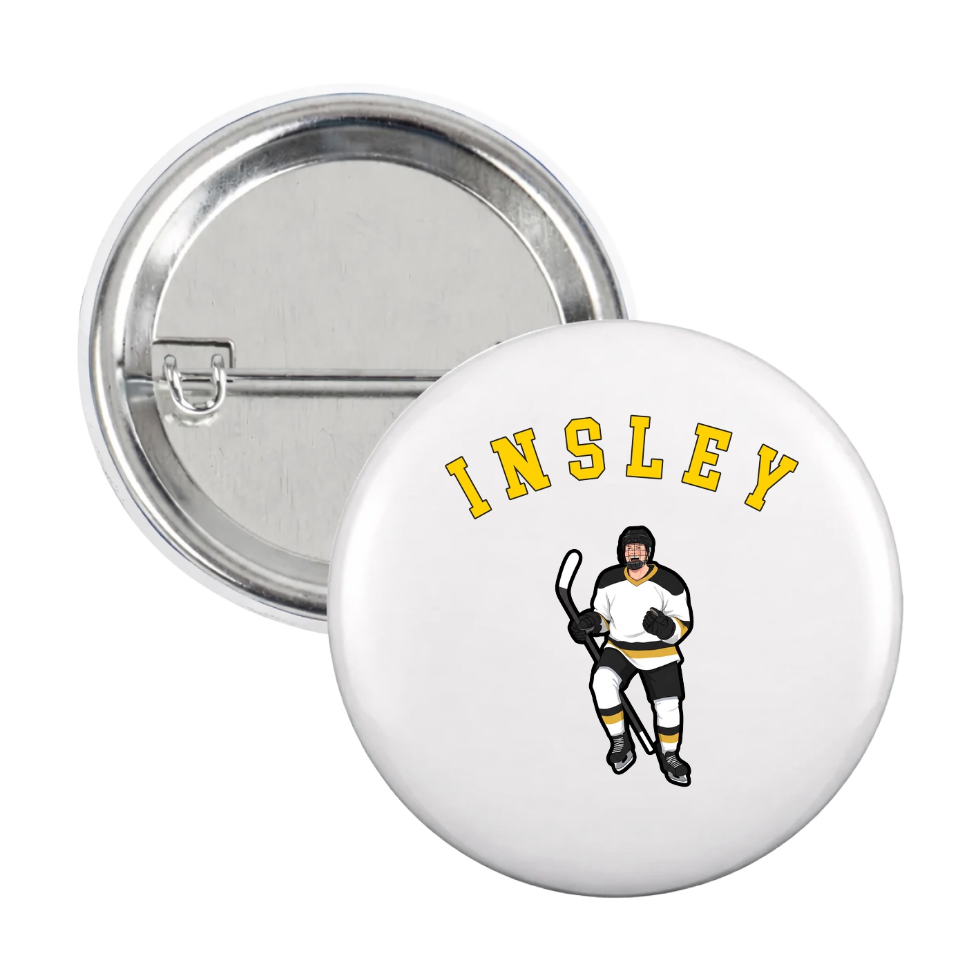 Game Day Button — Shirsey Arch in White