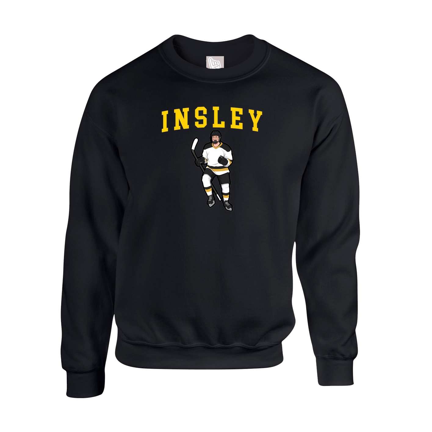 Fleece Crew — Shirsey in Black
