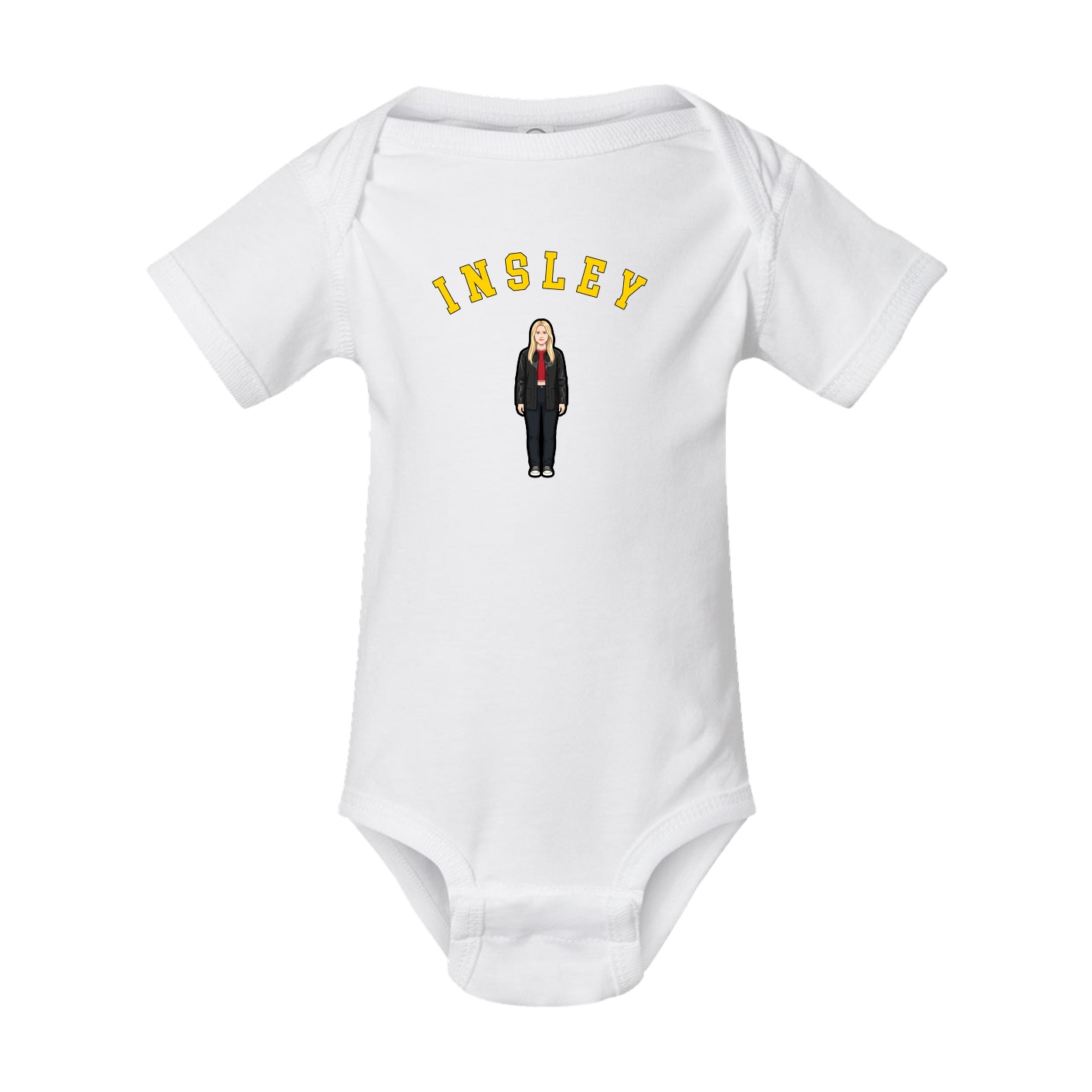Baby Onesie — Shirsey Arch in White