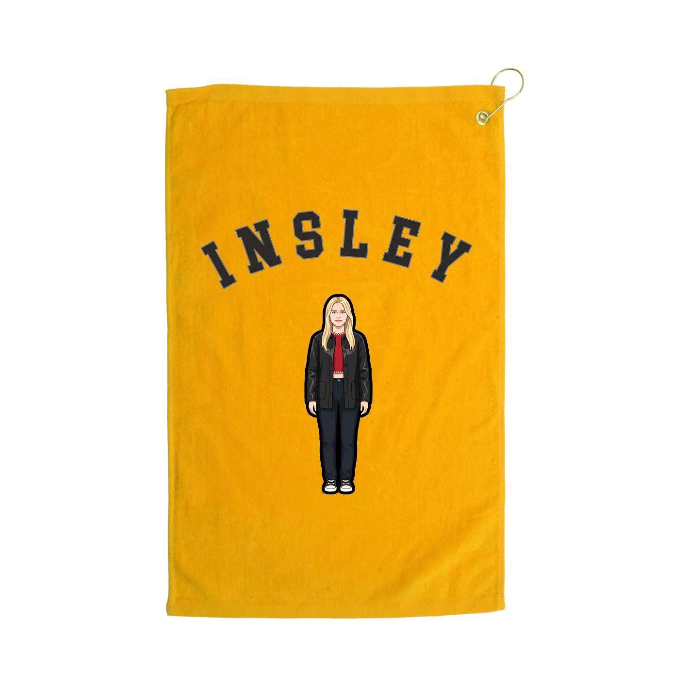Golf Towel — Shirsey Arch in Gold