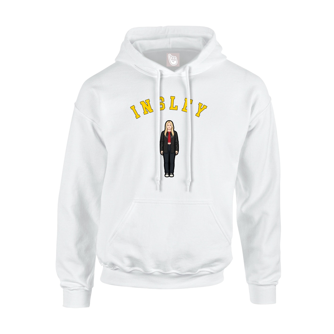 Hoodie — Shirsey Arch in White