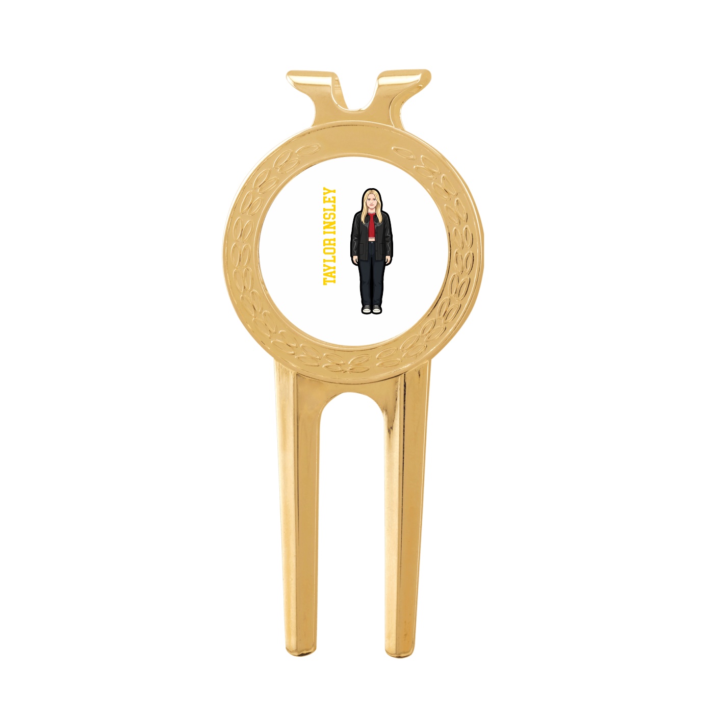 Divot Tool with Ball Marker — Name Vertical in Classic