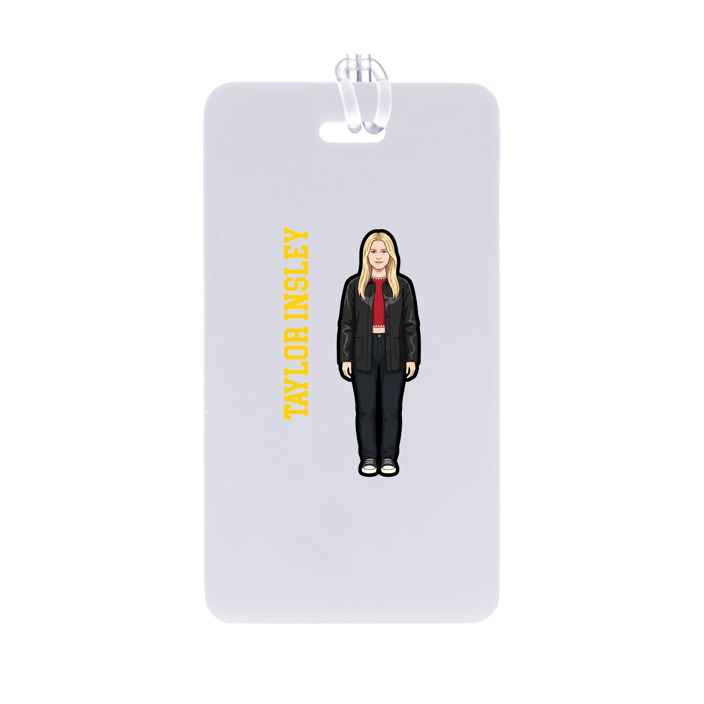 Bag Tag — Name Vertical in Classic