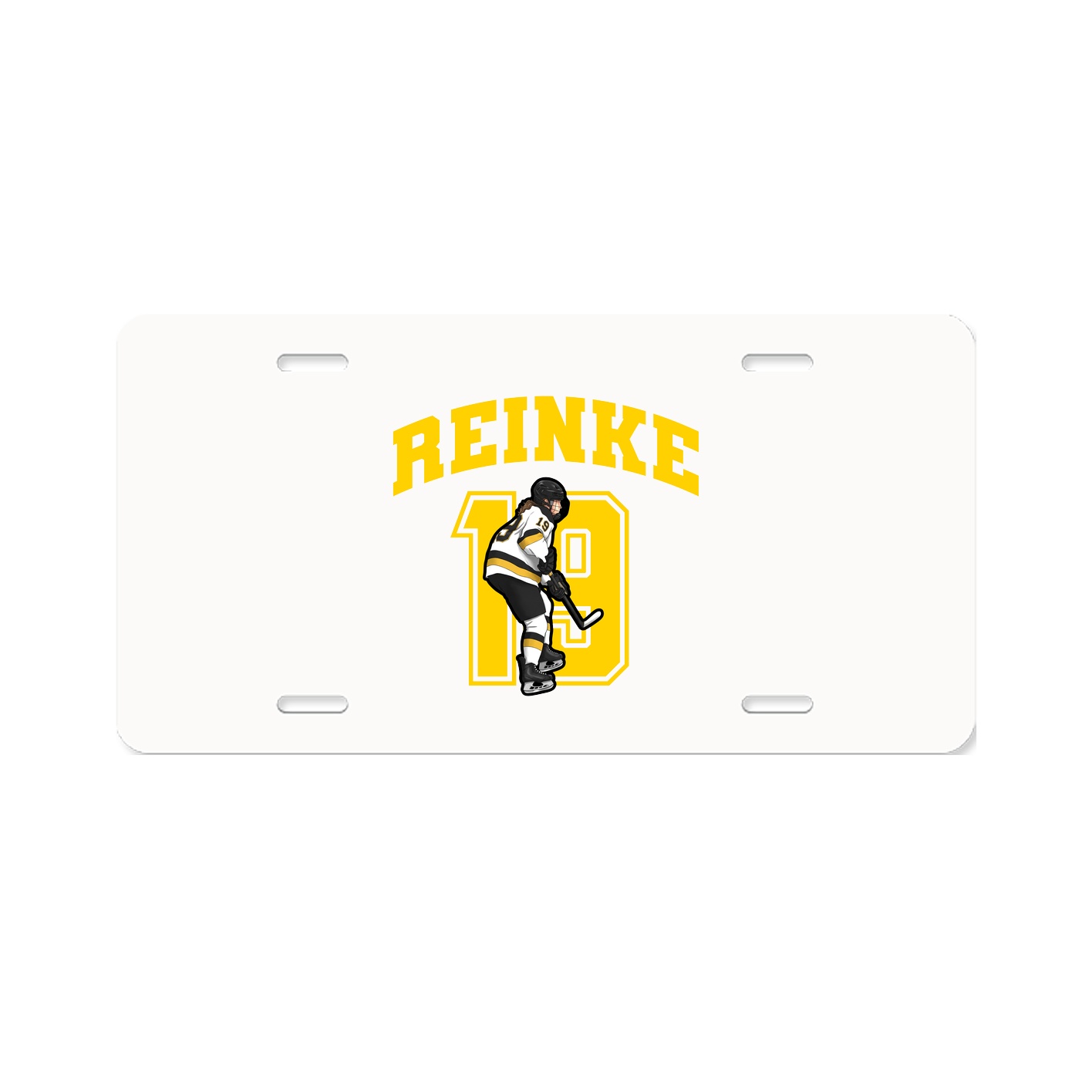 License Plate — Number in Classic