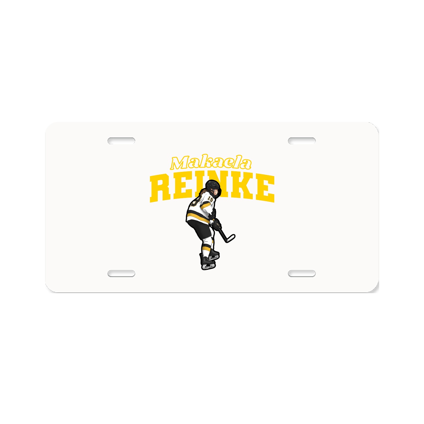 License Plate — Name Arch in Classic