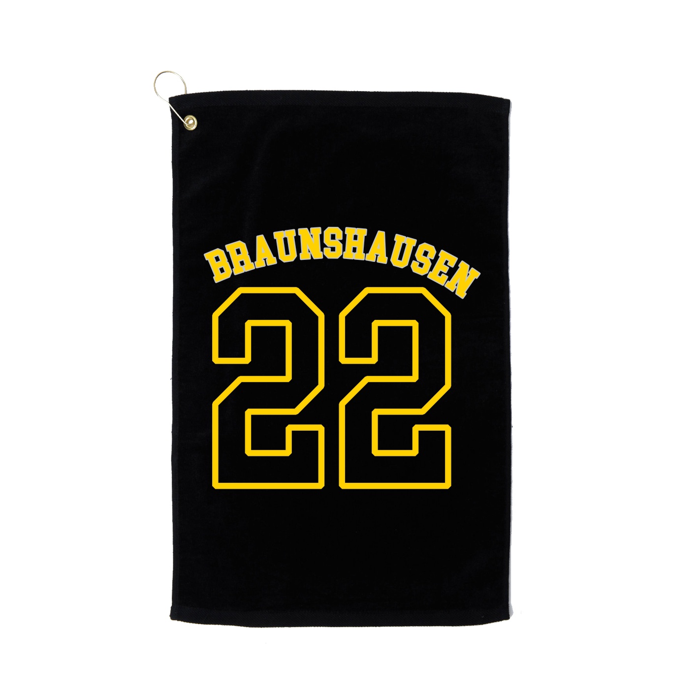 Golf Towel — Shirsey Arch in Black