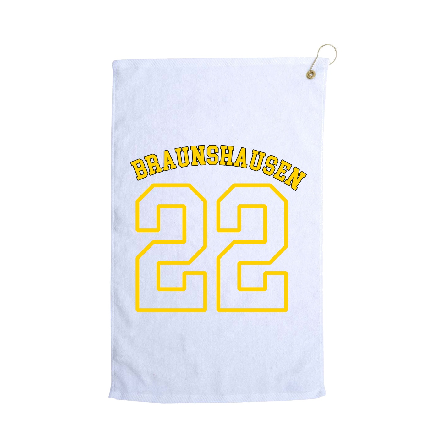 Golf Towel — Shirsey Arch in White