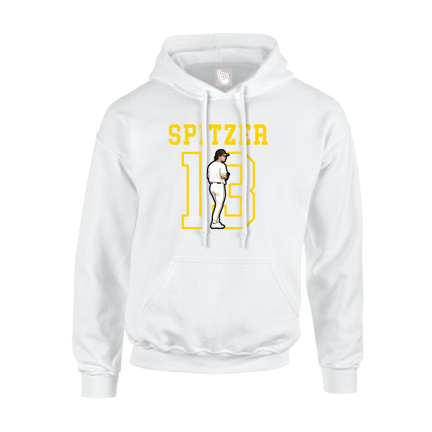 Hoodie — Shirsey in White