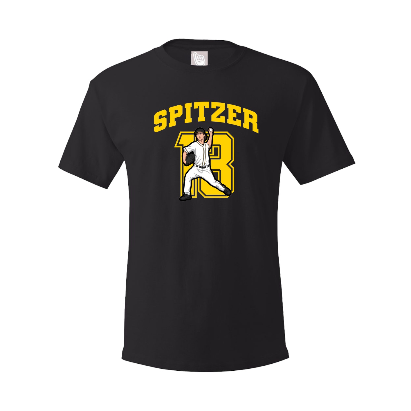 Youth Tee — Number in Black