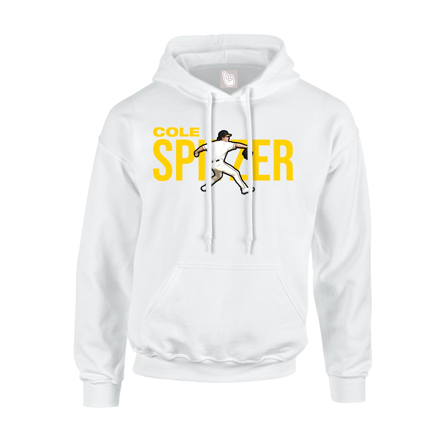 Hoodie — Player Name in White