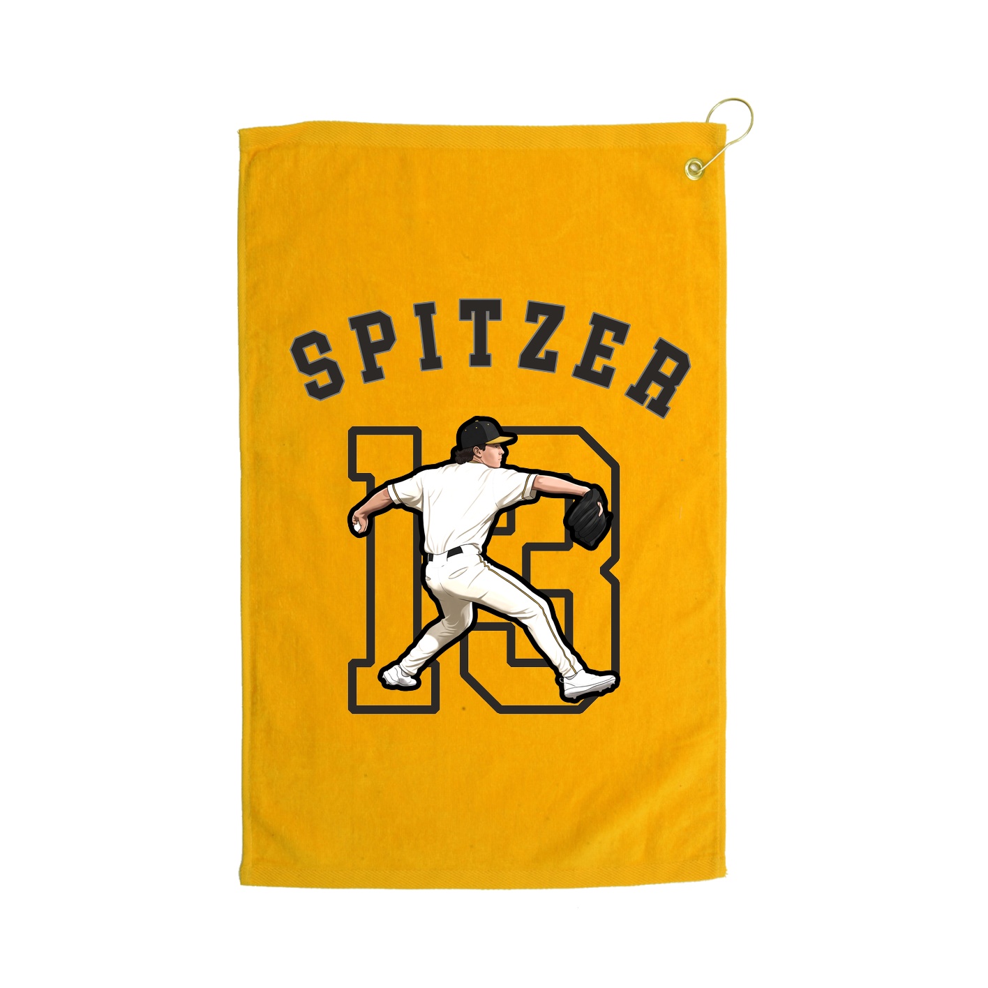 Golf Towel — Shirsey Arch in Gold