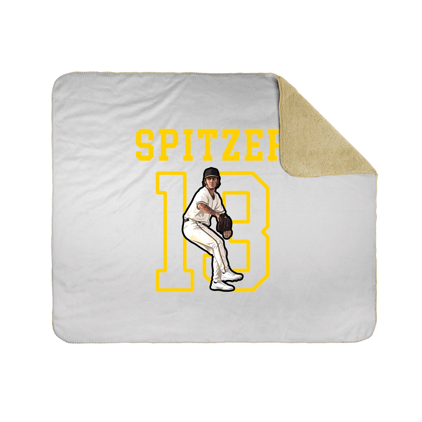 Throw Blanket — Shirsey in White