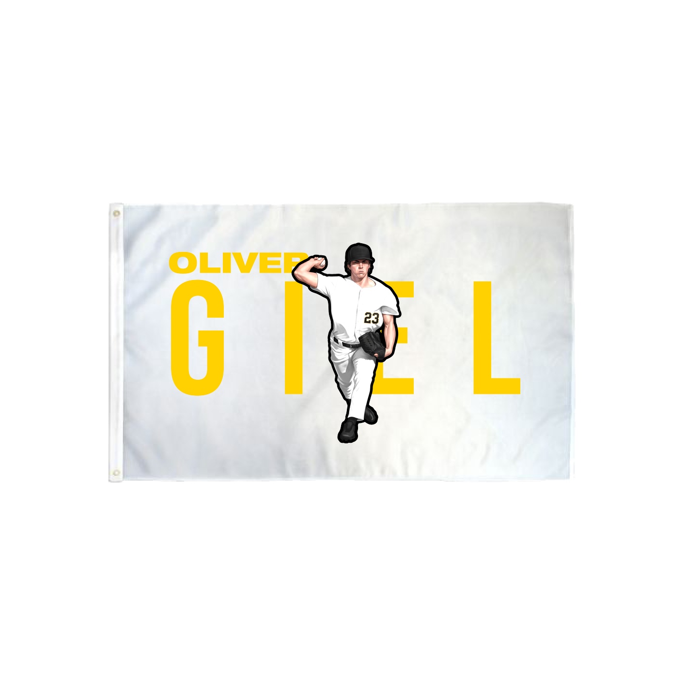 3x5 Flag — Player Name in Classic