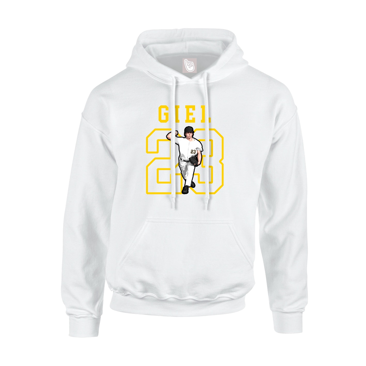 Youth Hoodie — Shirsey in White