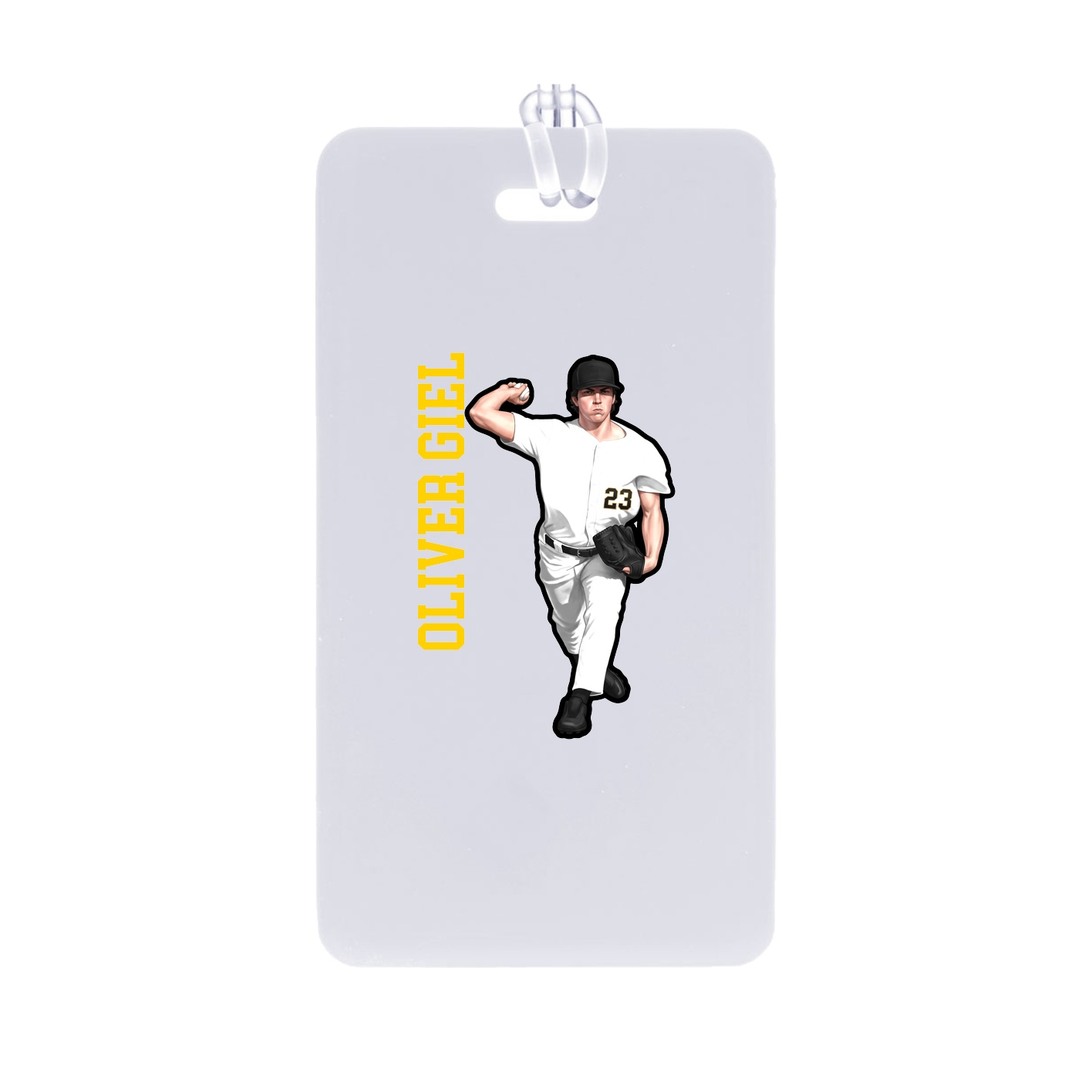 Bag Tag — Name Vertical in Classic