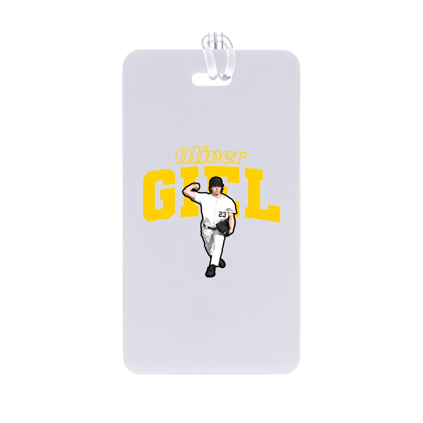 Bag Tag — Name Arch in Classic