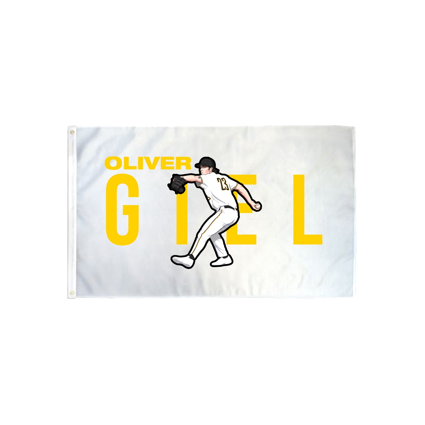 3x5 Flag — Player Name in Classic