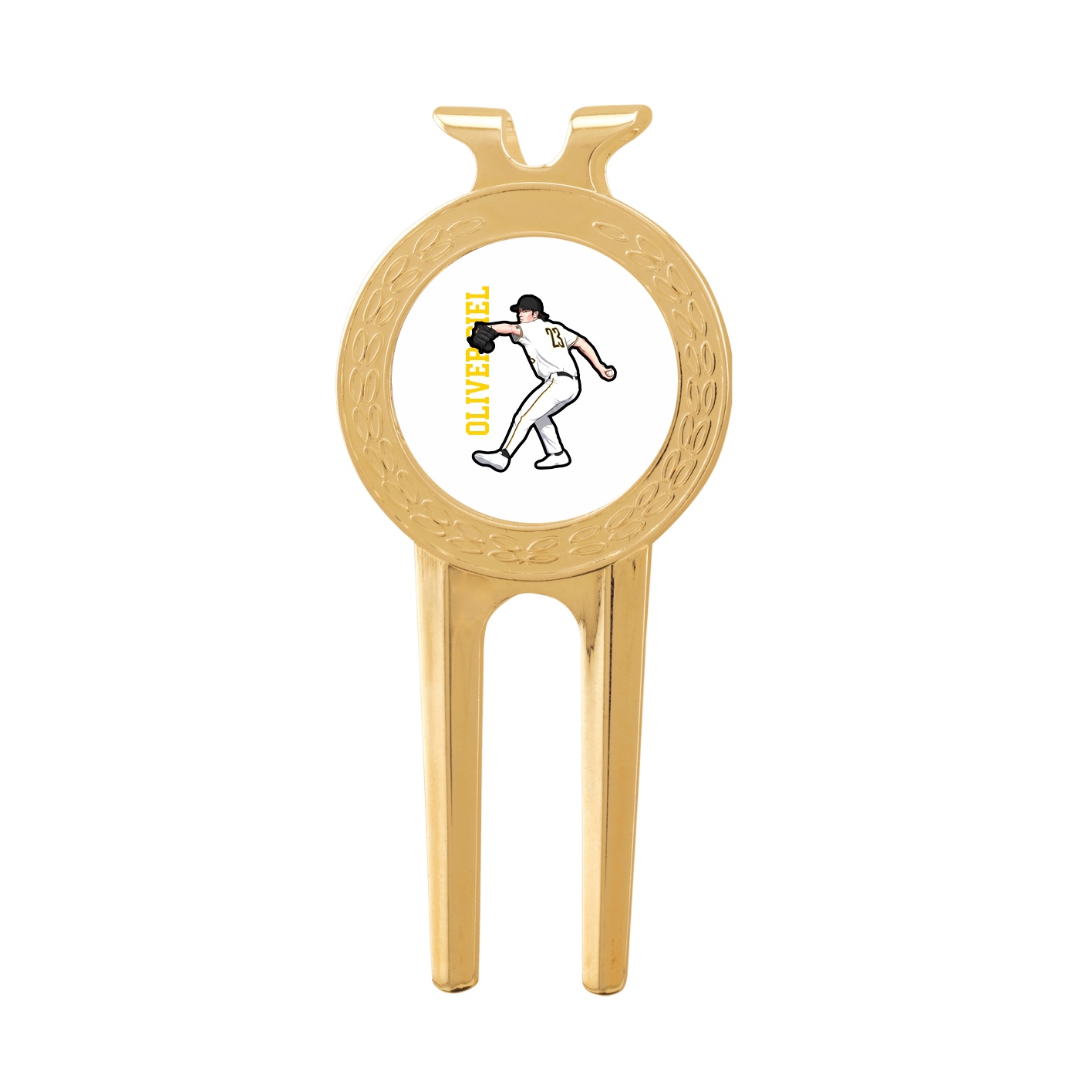 Divot Tool with Ball Marker — Name Vertical in Classic