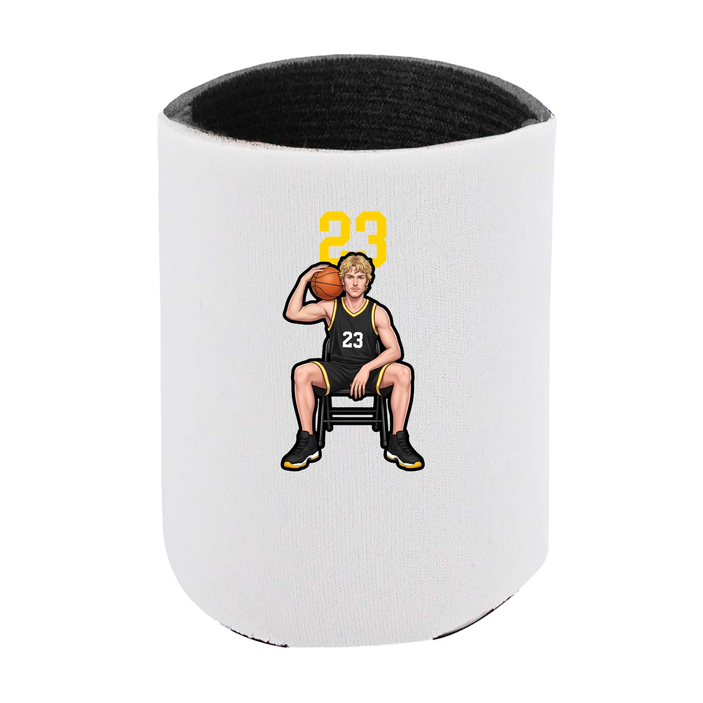 Can Holder — Number Top in White