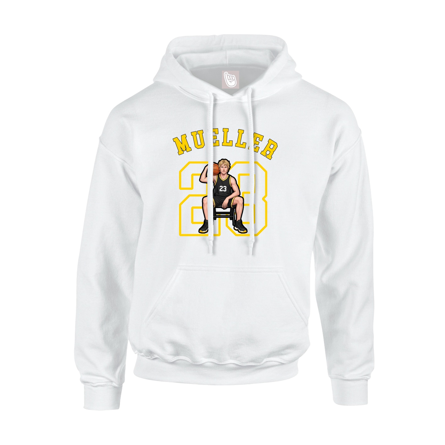 Youth Hoodie — Shirsey Arch in White