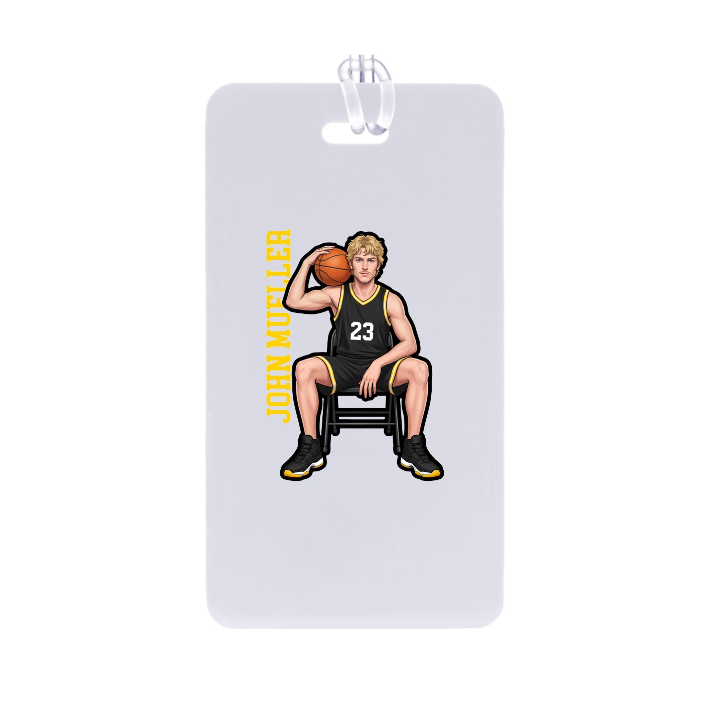 Bag Tag — Name Vertical in Classic