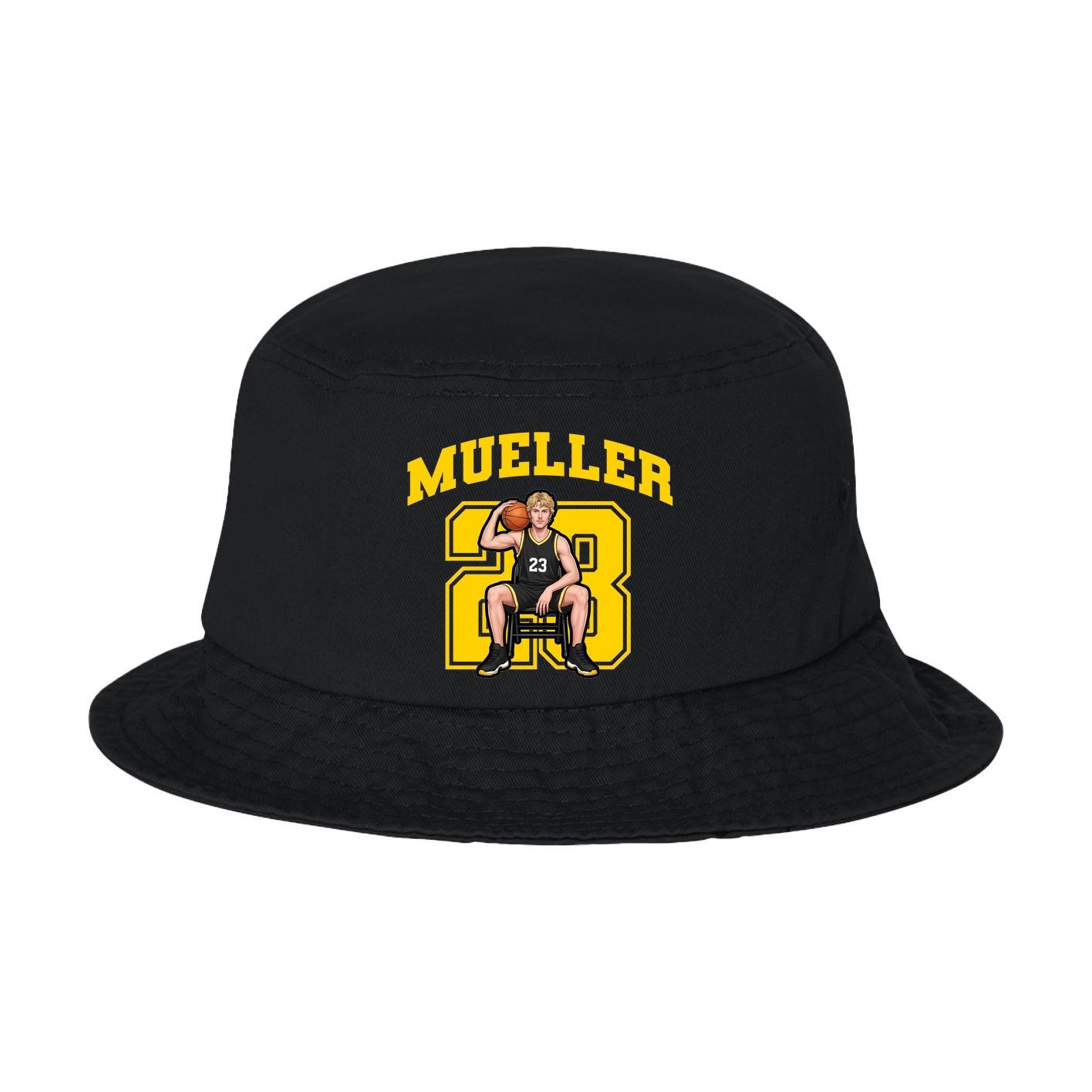 Bucket Cap — Number in Black