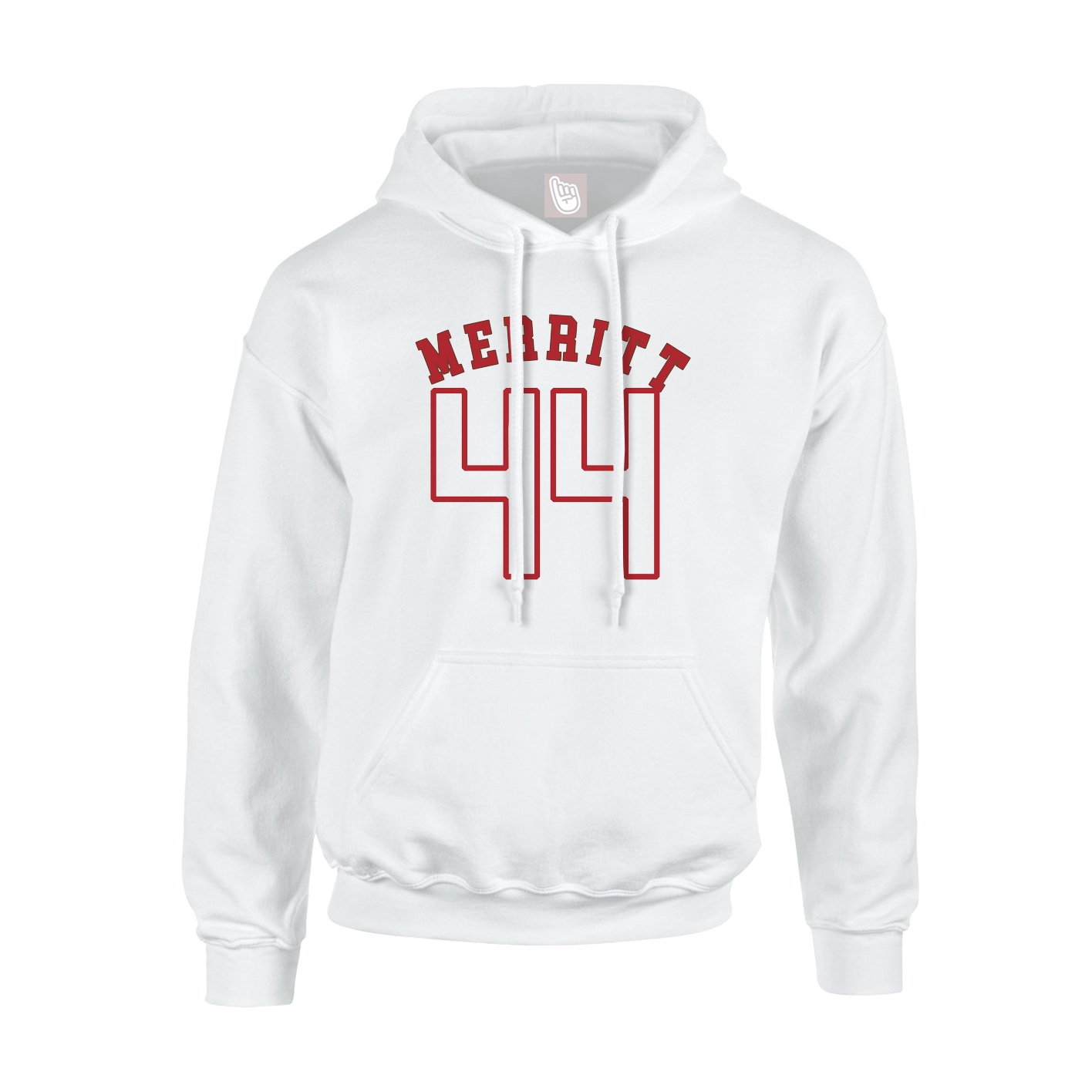 Youth Hoodie — Shirsey Arch in White