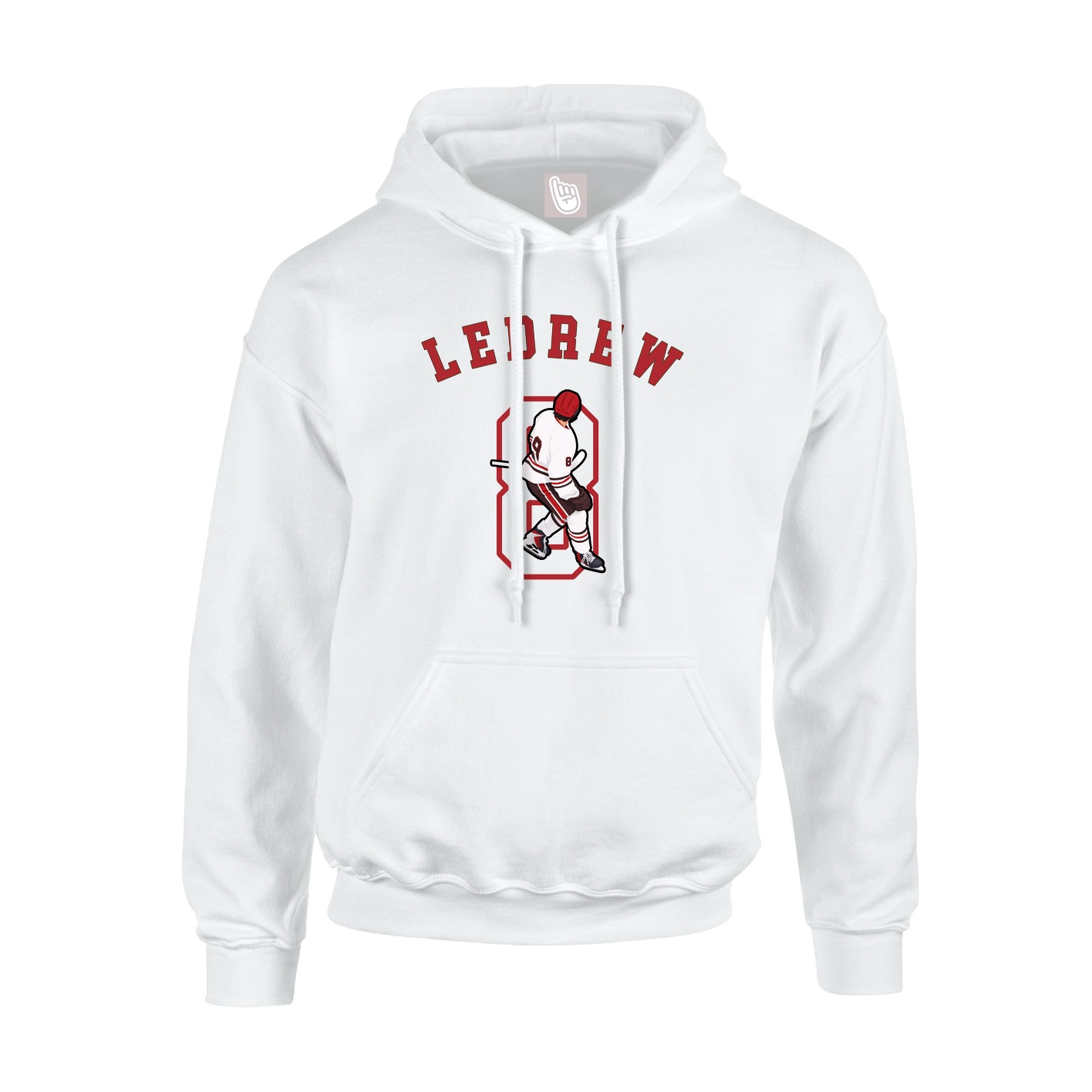 Youth Hoodie — Shirsey Arch in White