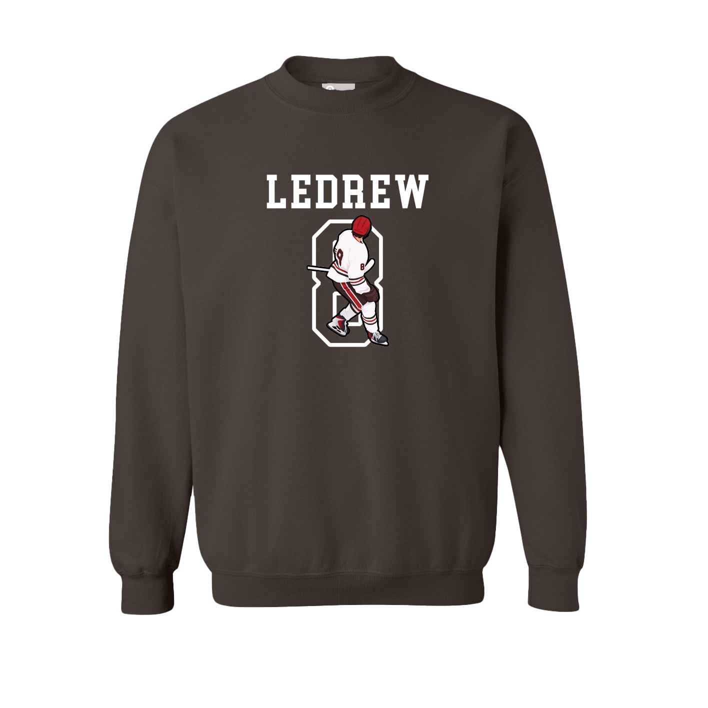 Fleece Crew — Shirsey in Brown