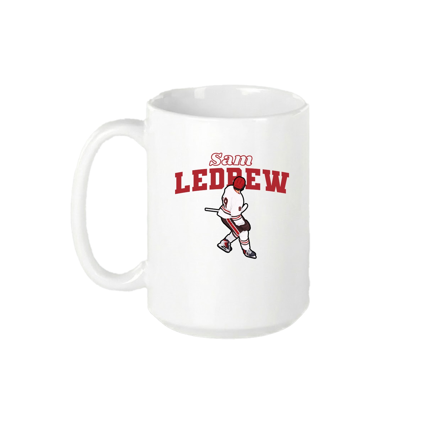 15oz Coffee Mug — Name Arch in White