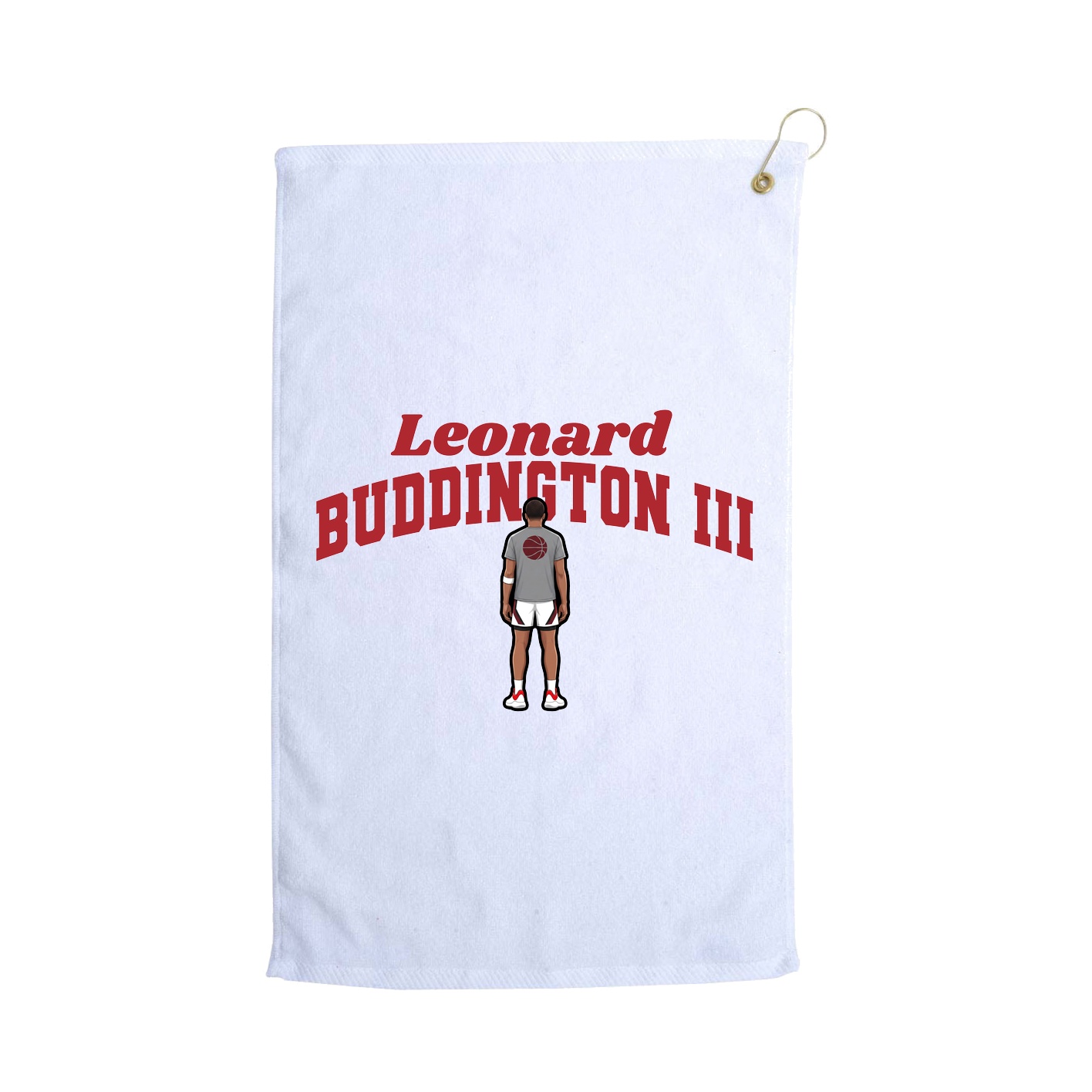 Golf Towel — Signature Arch in White