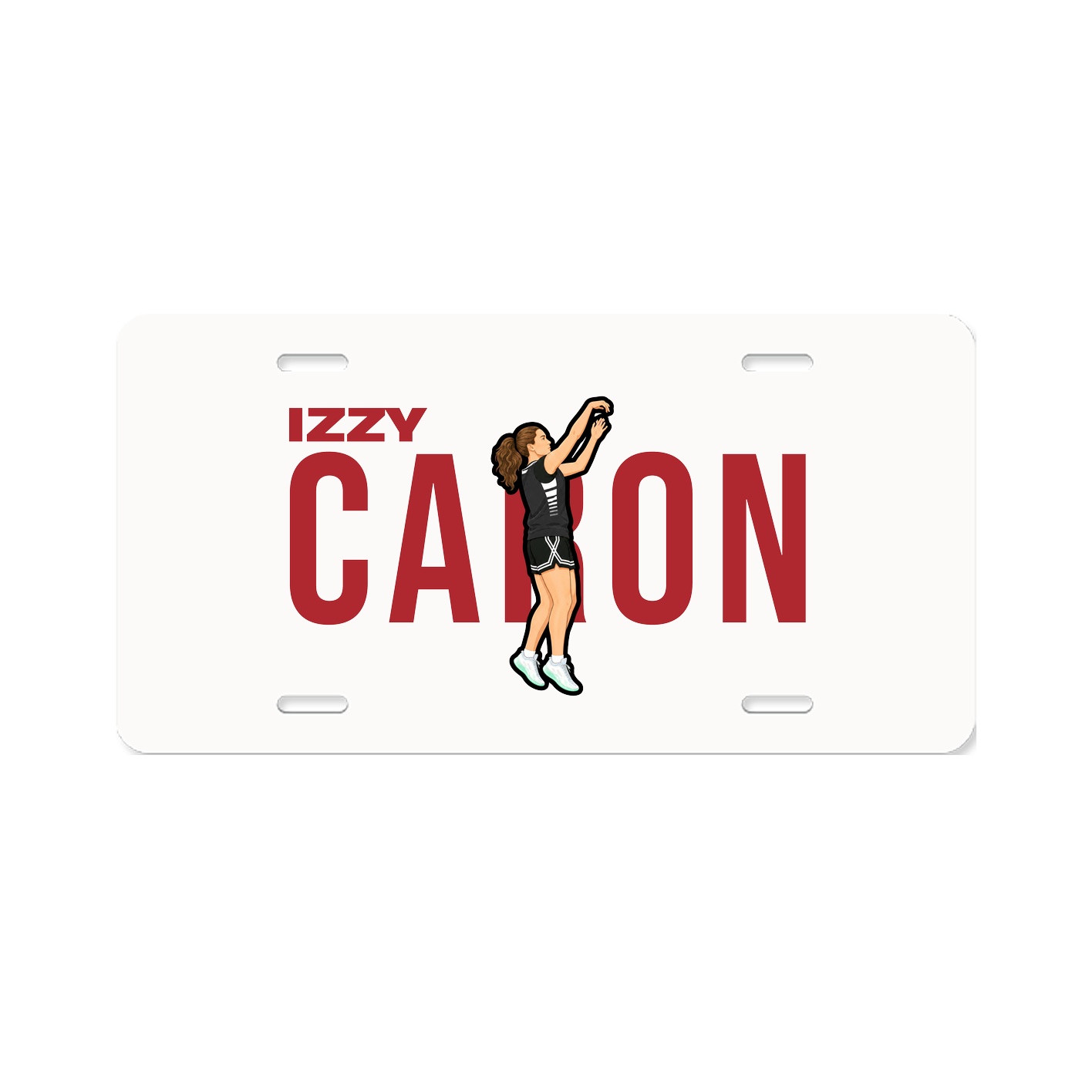 License Plate — Player Name in Classic