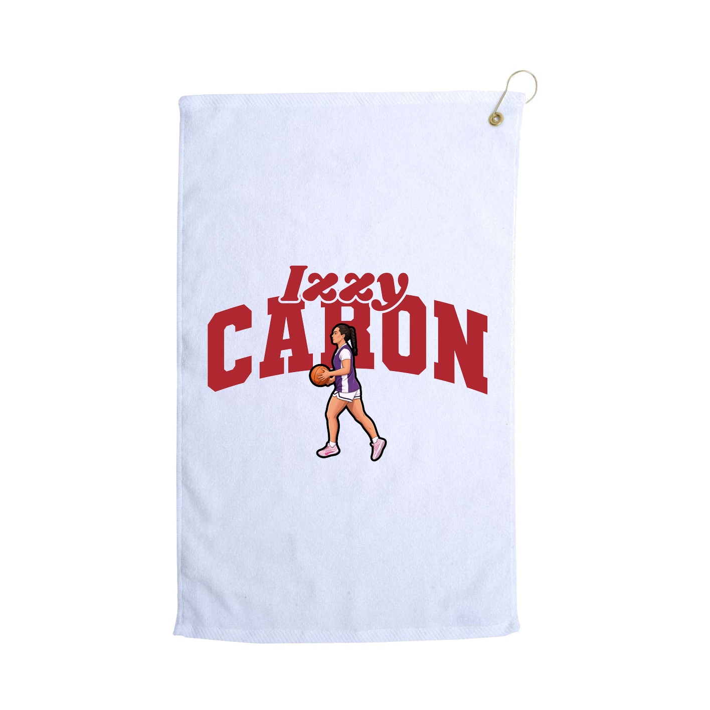 Golf Towel — Signature Arch in White