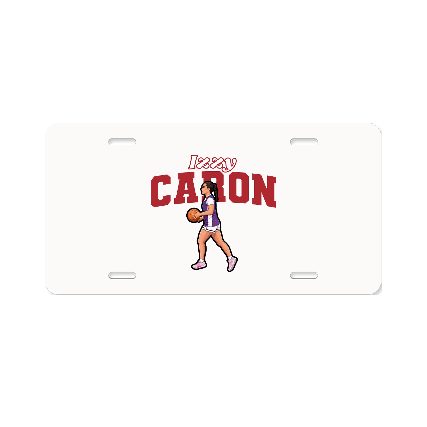 License Plate — Name Arch in Classic