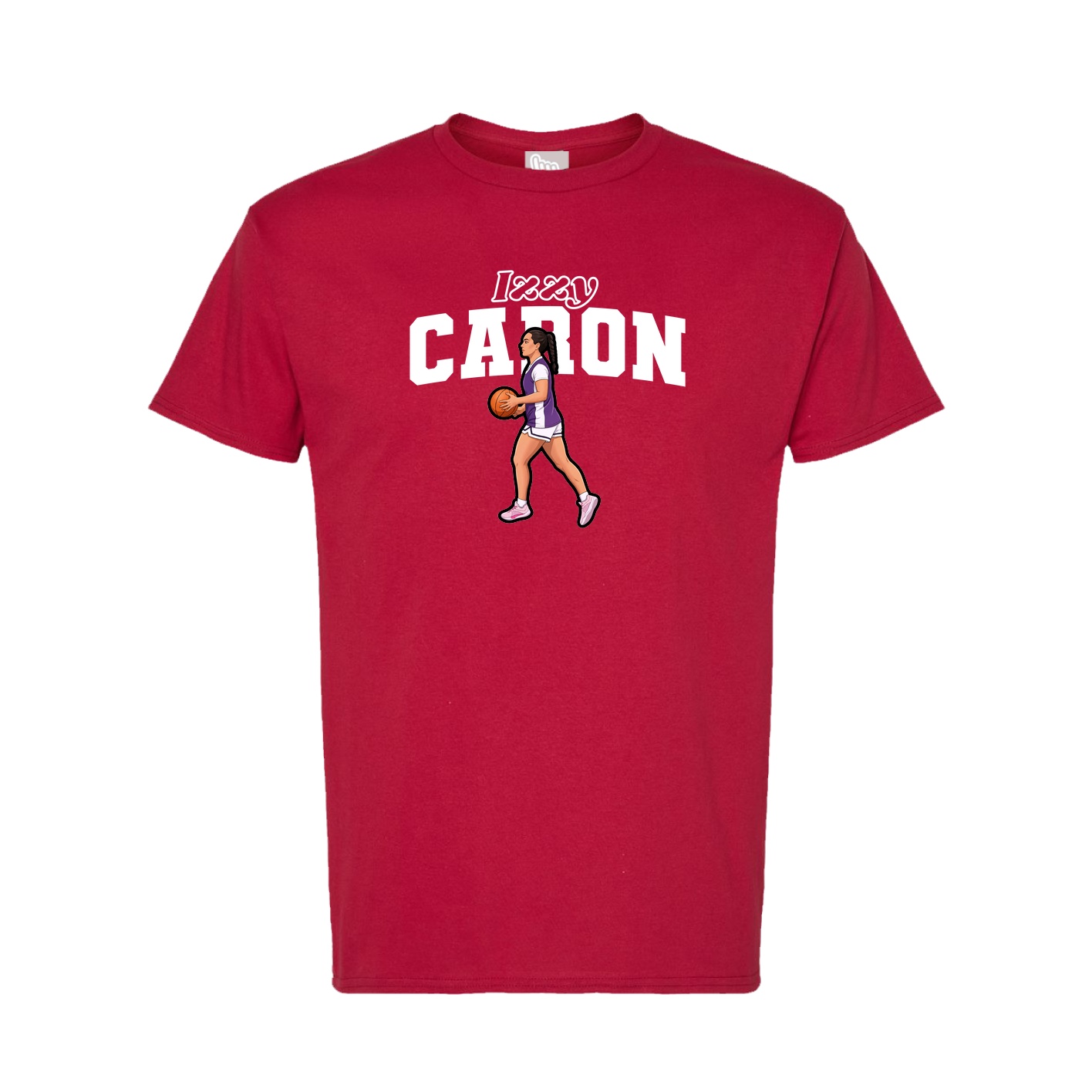 Tee — Name Arch in Crimson