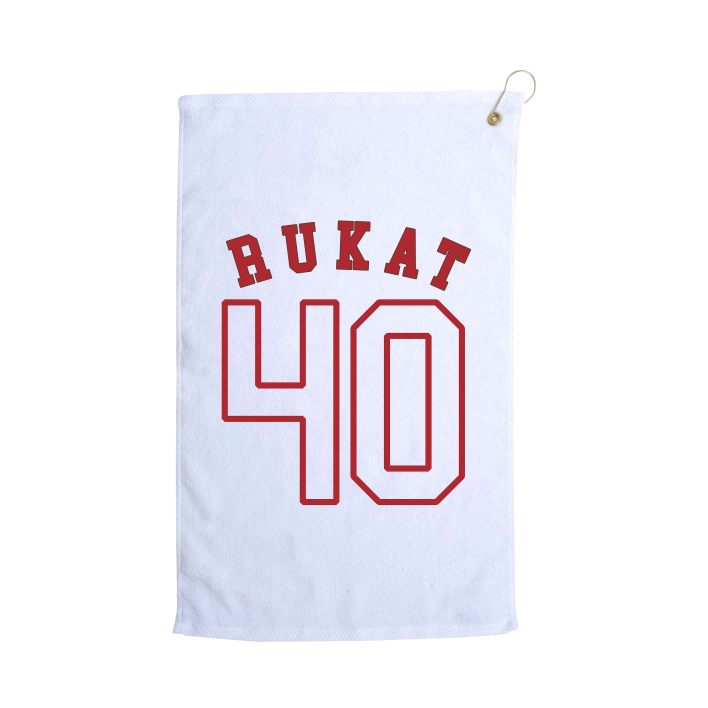 Golf Towel — Shirsey Arch in White